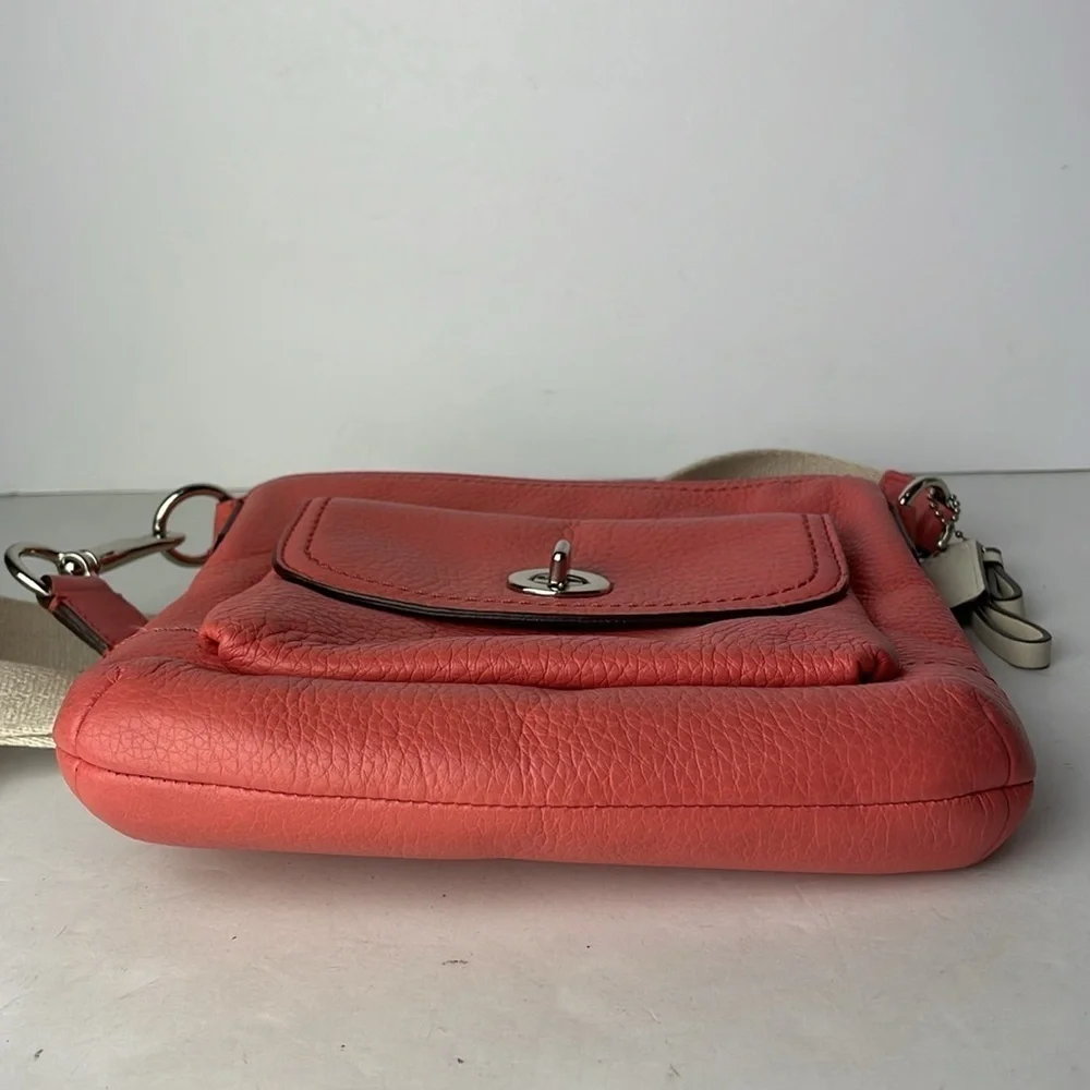 Coach Coral Pink Crossbody Swingpack